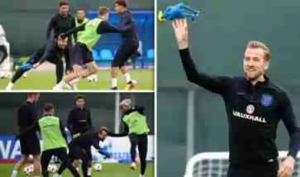  World Cup: England Training Ahead Of Croatia Match (Photos)